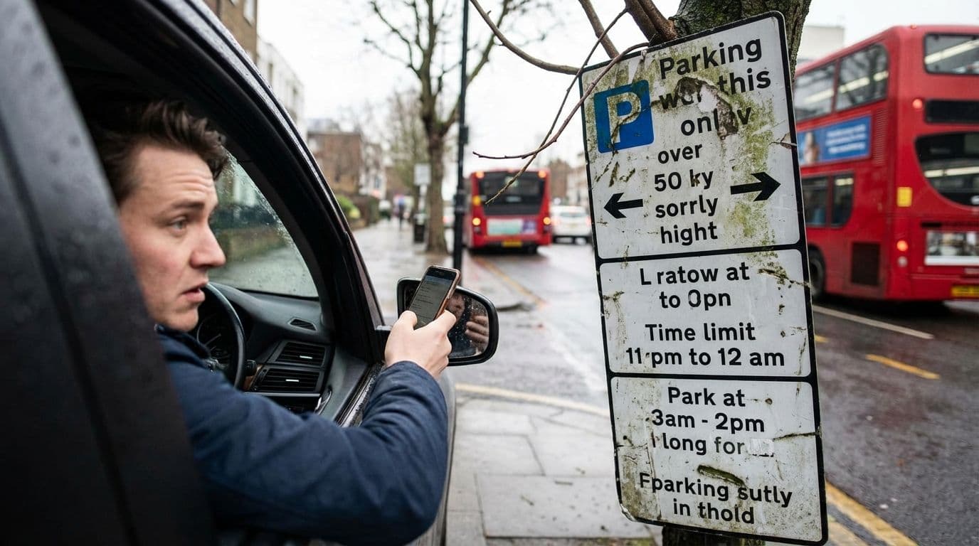 How to Use Unclear Parking Signs as a Defence Against UK Parking Fines